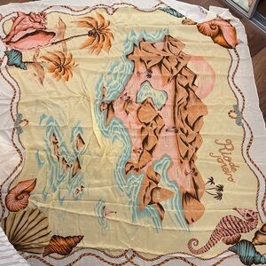 Farm Rio canga scarf beach cover up or beach blanket